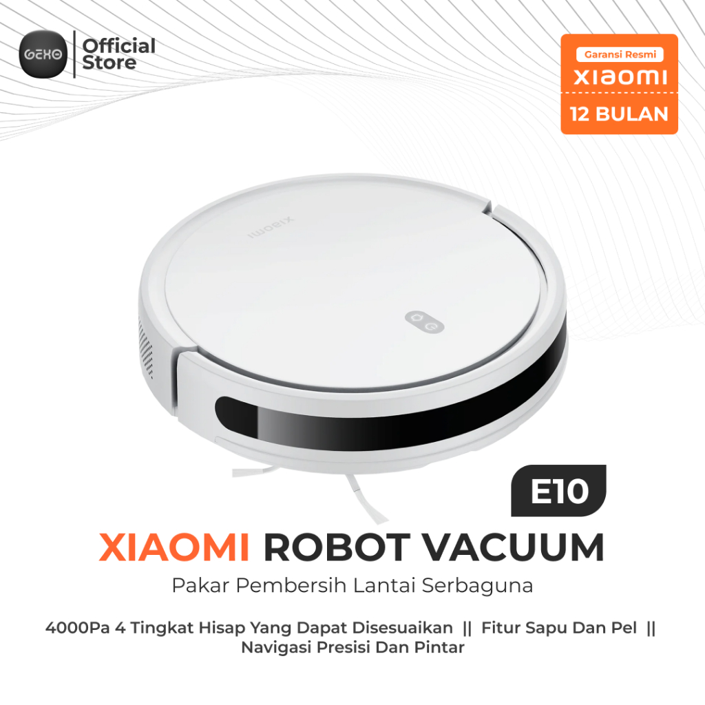Jual Xiaomi Robot Vacuum E10 Vacuum Cleaner GARANSI RESMI | Shopee
