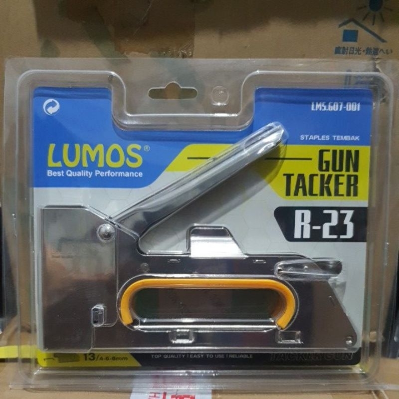 Jual Staples Tembak Jok Kulit Motor / Stapler Kayu LUMOS R23 Gun Tacker ...