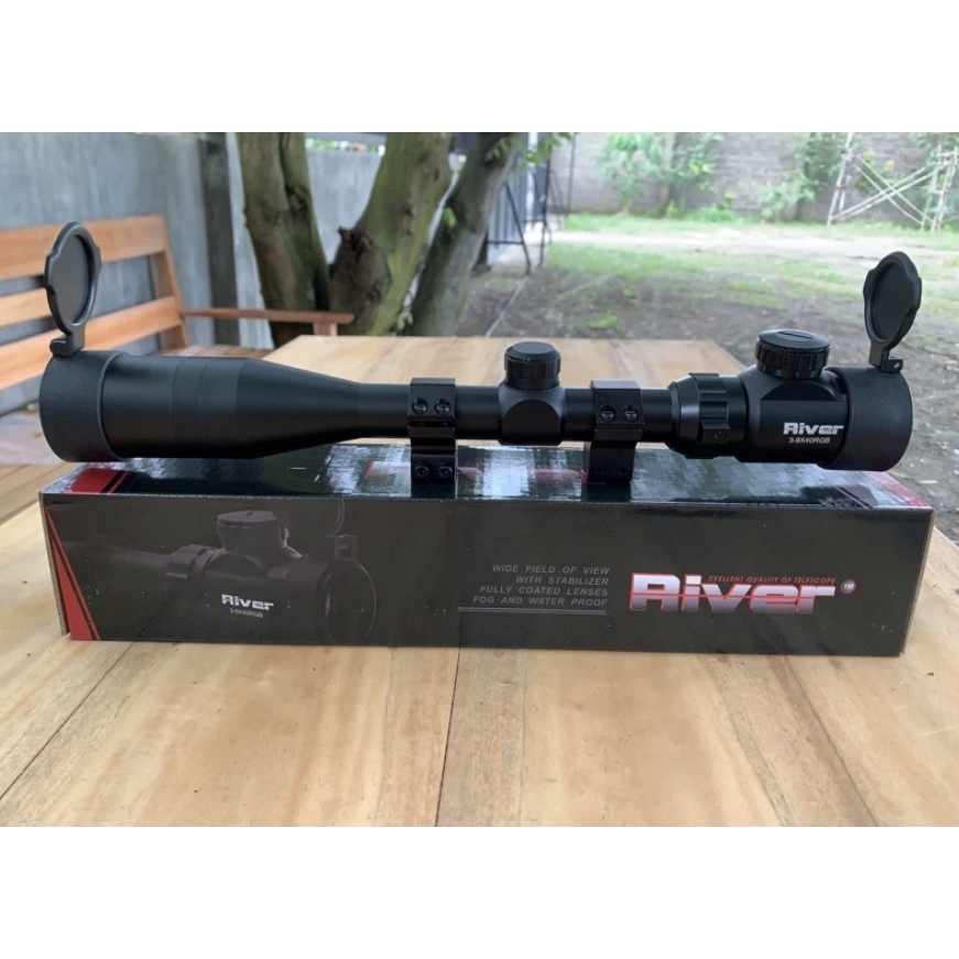 Jual Teleskop RIVER 3-9X40 RGB MS RETIKEL Original | Shopee Indonesia