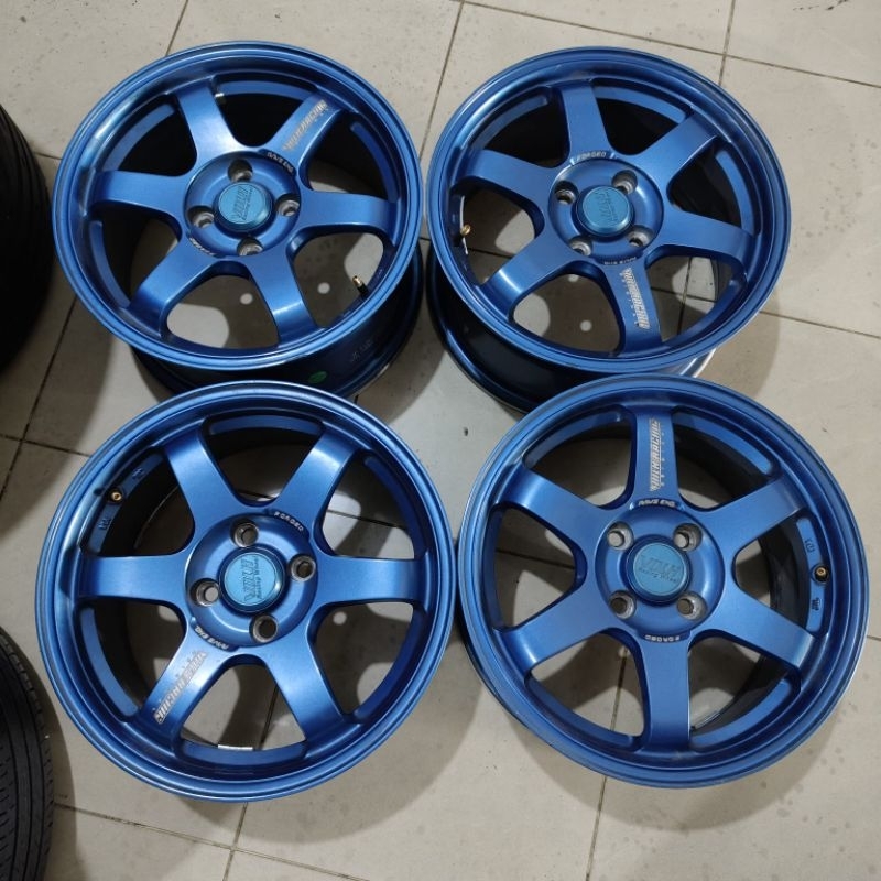 Jual Velg Seken VOLK RAYS TE37 R15x7 H4x100 ET 35 Ayla, Brio, Calya ...