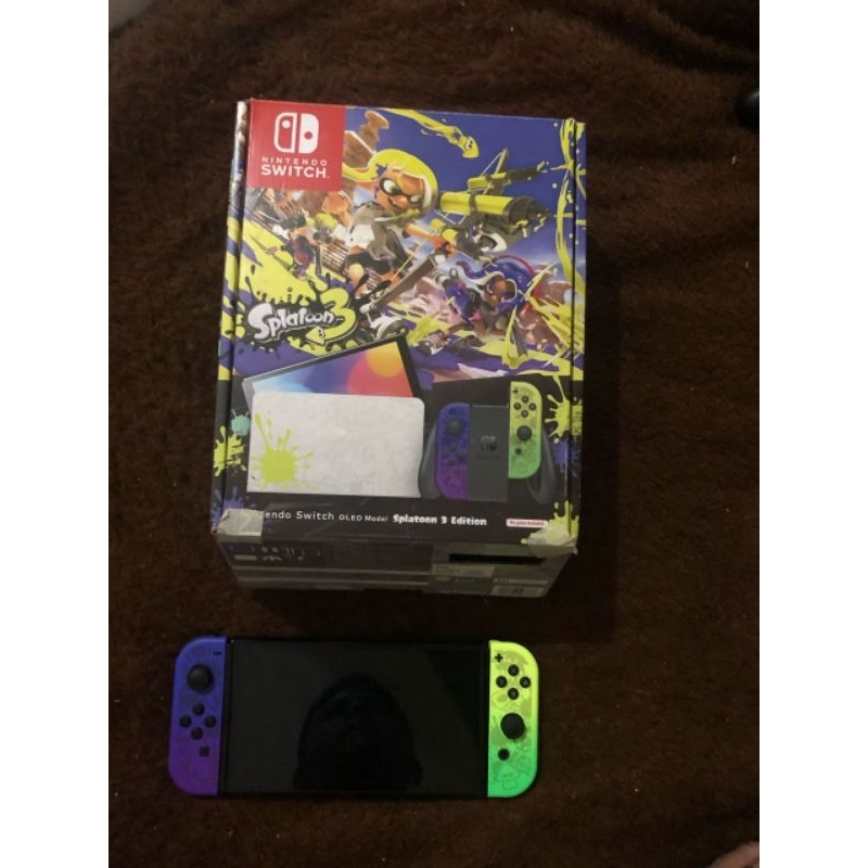 Jual nintendo switch Oled Splatoon Edition Oled fullset CFW | Shopee ...
