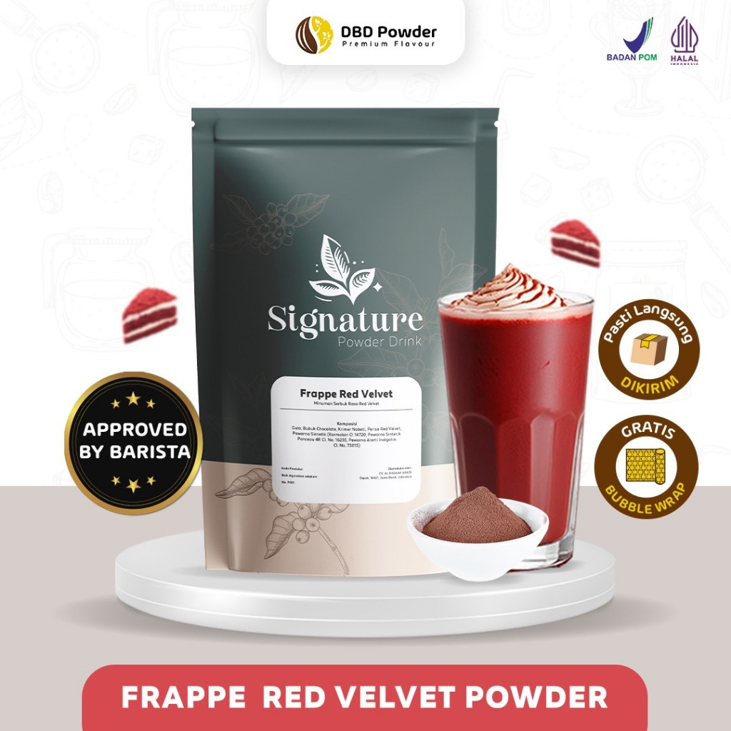 Jual Powder Signature Red Velvet DBD Premium 1kg | Shopee Indonesia