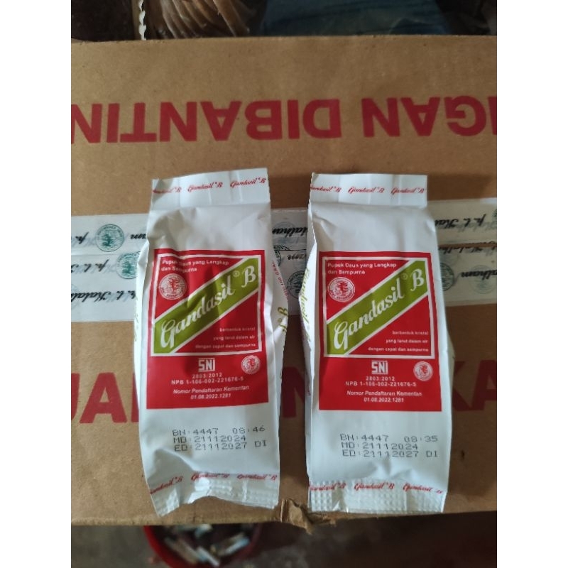 Pupuk Gandasil Buah 100 Gram