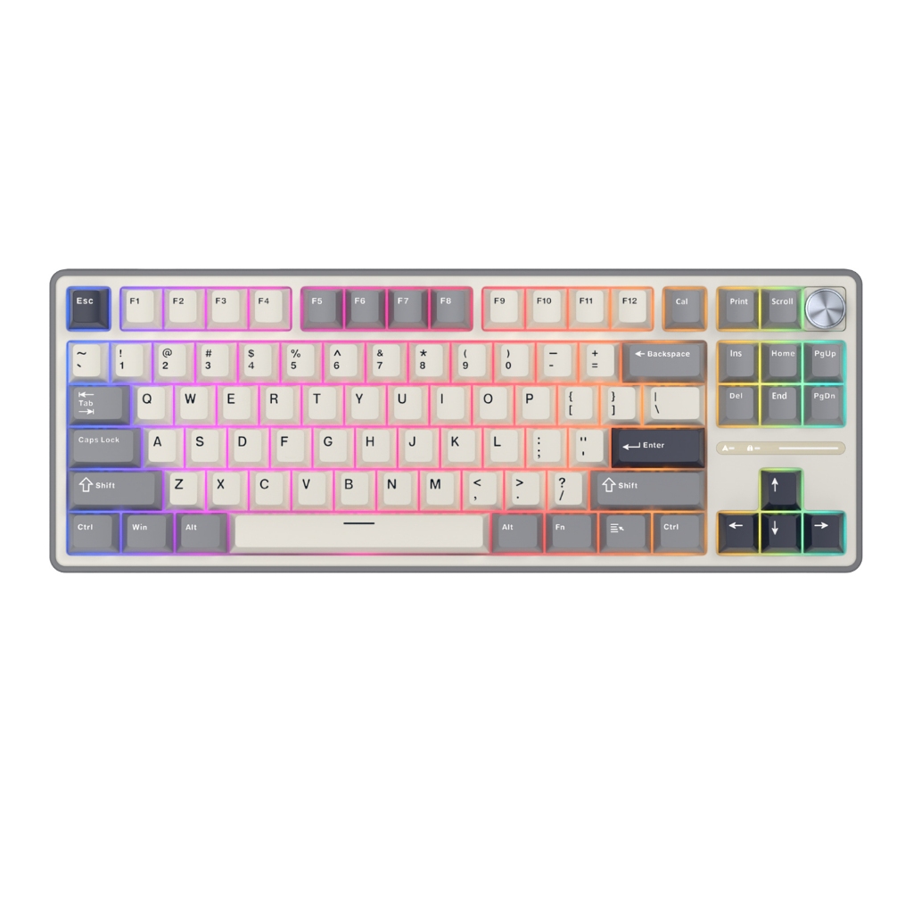 Jual Royal Kludge RK R87 Pro Half Grey 87 Key Gaming Keyboard | Shopee ...