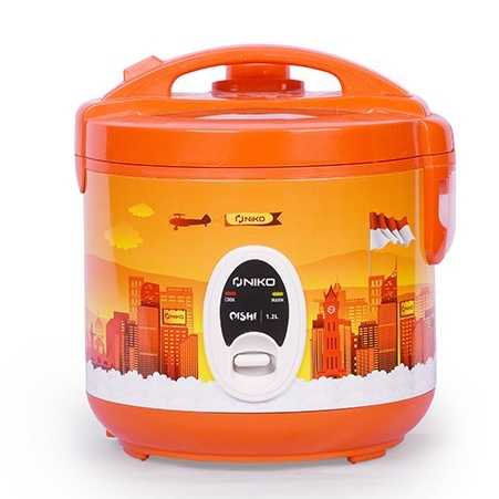 Jual NIKO OL12 Oishi Landmark Rice Cooker 3 In 1 Tutup Kaca Transparan ...