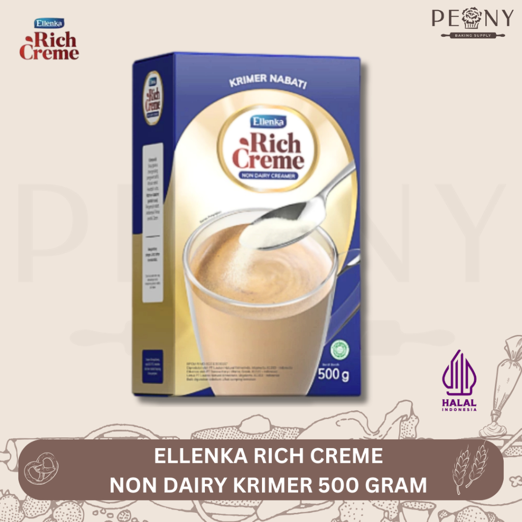 Jual ELLENKA RICH CREME KRIMER NON DAIRY 500 GRAM / KRIMER | Shopee ...