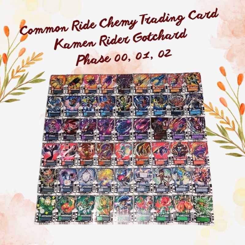 Jual Common Ride Chemy Trading Card - Kamen Rider Gotchard - Phase 00 ...