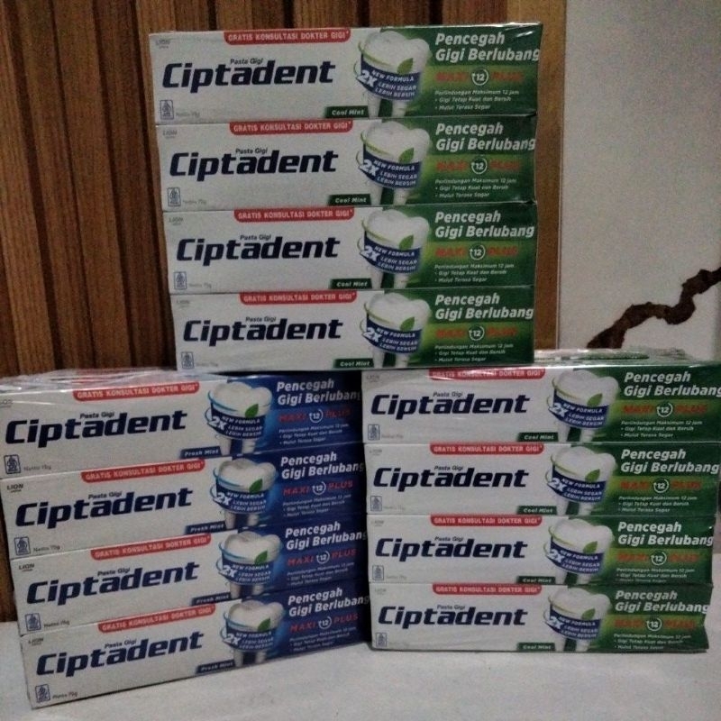 Jual 6 pcs CIPTADENT 75G pasta gigi murah | Shopee Indonesia
