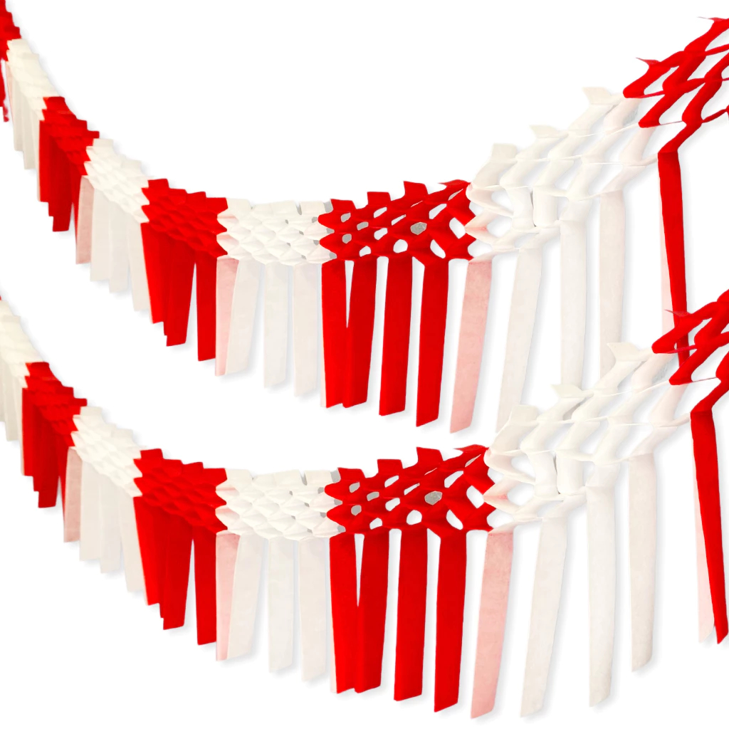 Jual Dekorasi Bendera Merah Putih Bentuk Rumbai 2 Meter Edisi 17 ...