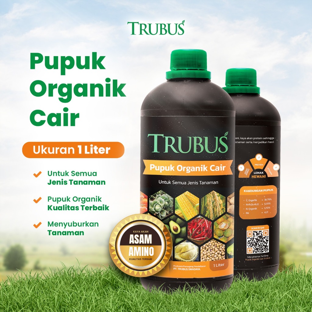 Trubus - Pupuk Organik Cair Tanaman POC Buah dan Sayur (Semua Jenis Tanaman)