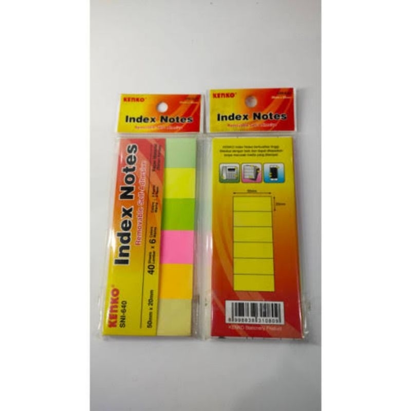 Jual Index Note Mark note sticky note Penanda Warna 1 pack | Shopee ...