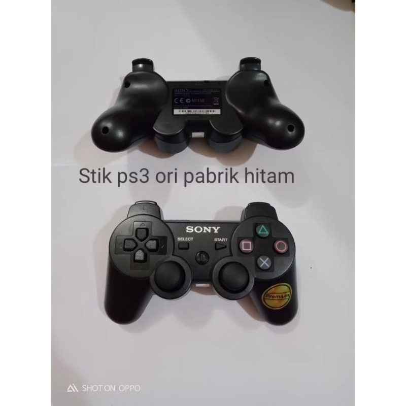 Jual STIK PS3 OP HITAM/STICK PS3 ORI PABRIK PREMIUM Shopee