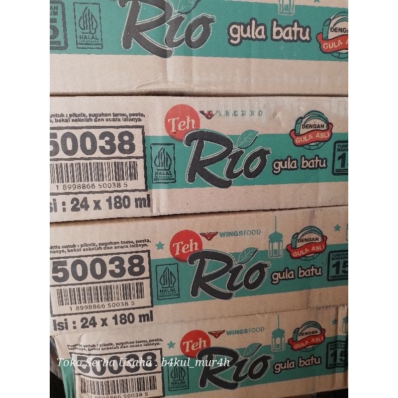 Jual 1 Karton Teh Rio, isi 24 pcs | Shopee Indonesia