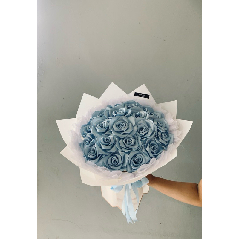 Jual buket bunga pita satin untuk hadiah ulang tahun l hadiah ...