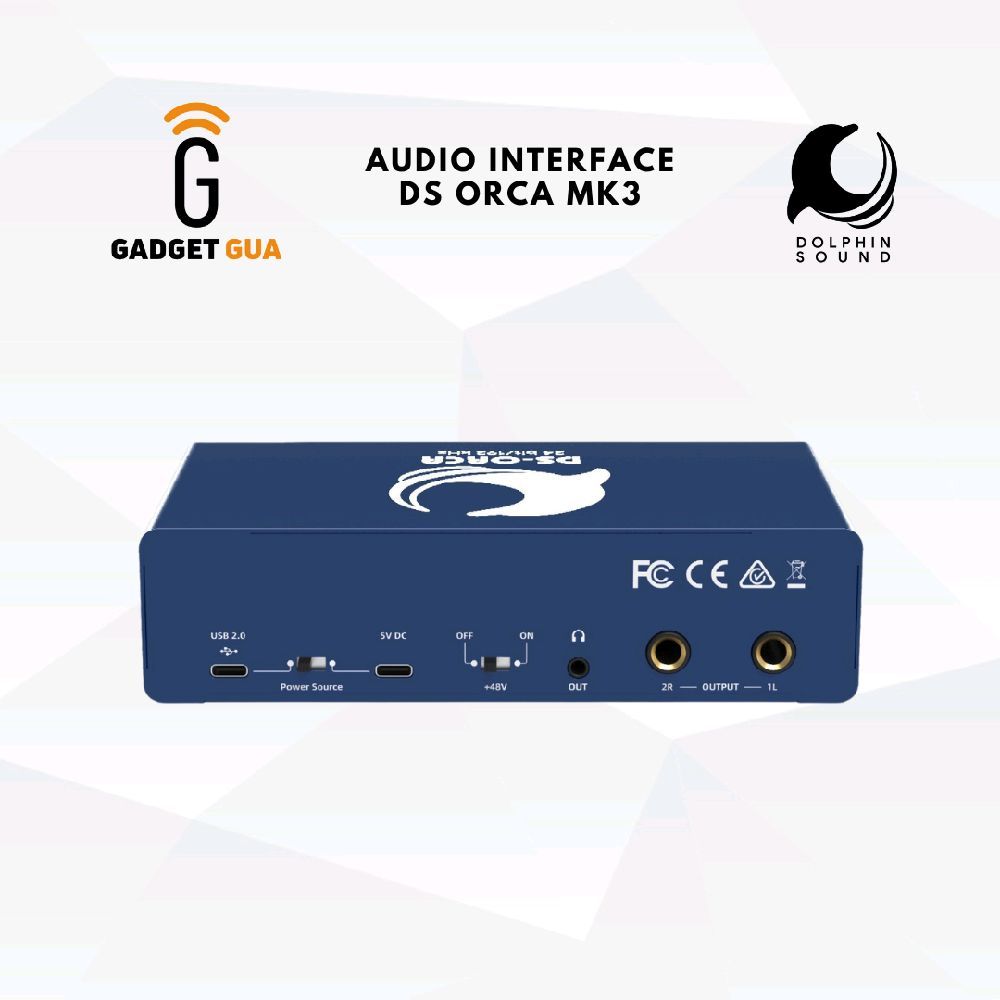 Jual SOUNDCARD RECORDING/AUDIO INTERFACE DOLPHIN SOUND DS ORCA MK2 ...