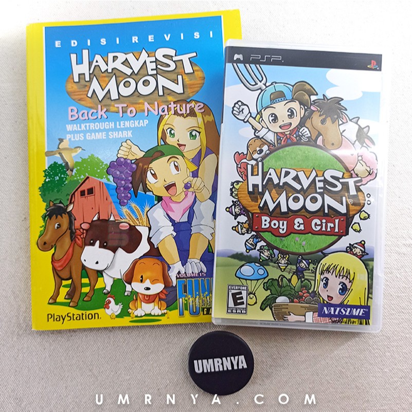 Jual PSP UMD Harvest Moon Back To Nature Boy & Girl BTN CD Playstation ...