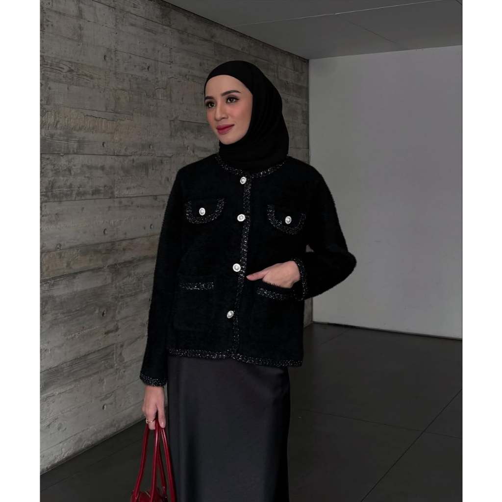 Jual GONEGANI OFFICIAL - Cardigan Berkancing Wanita Bahan Knit Seoul ...