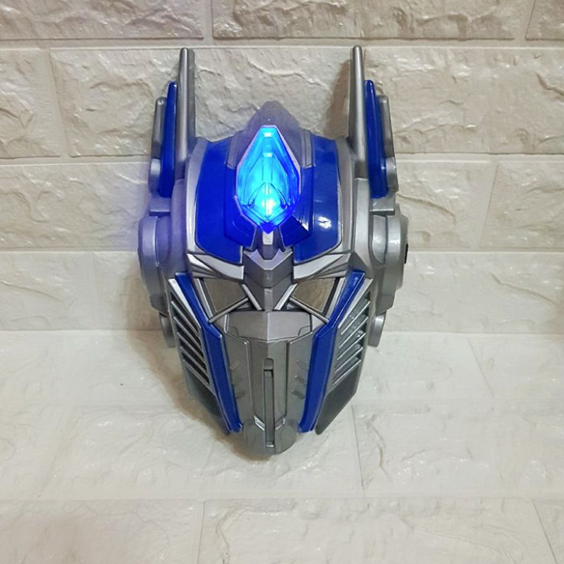 Jual Mainan Topeng LED Transformers Optimus Prime Nyala Lampu - Mainan ...