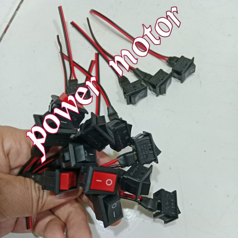 Jual saklar on off pin 2 + kabel - saklar on off kaki 2 plus kabel ...