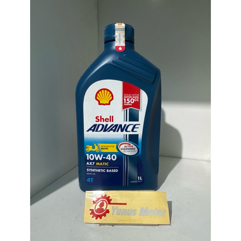 Jual Shell Advamve AX7 1 Liter MATIC Original shell | Shopee Indonesia