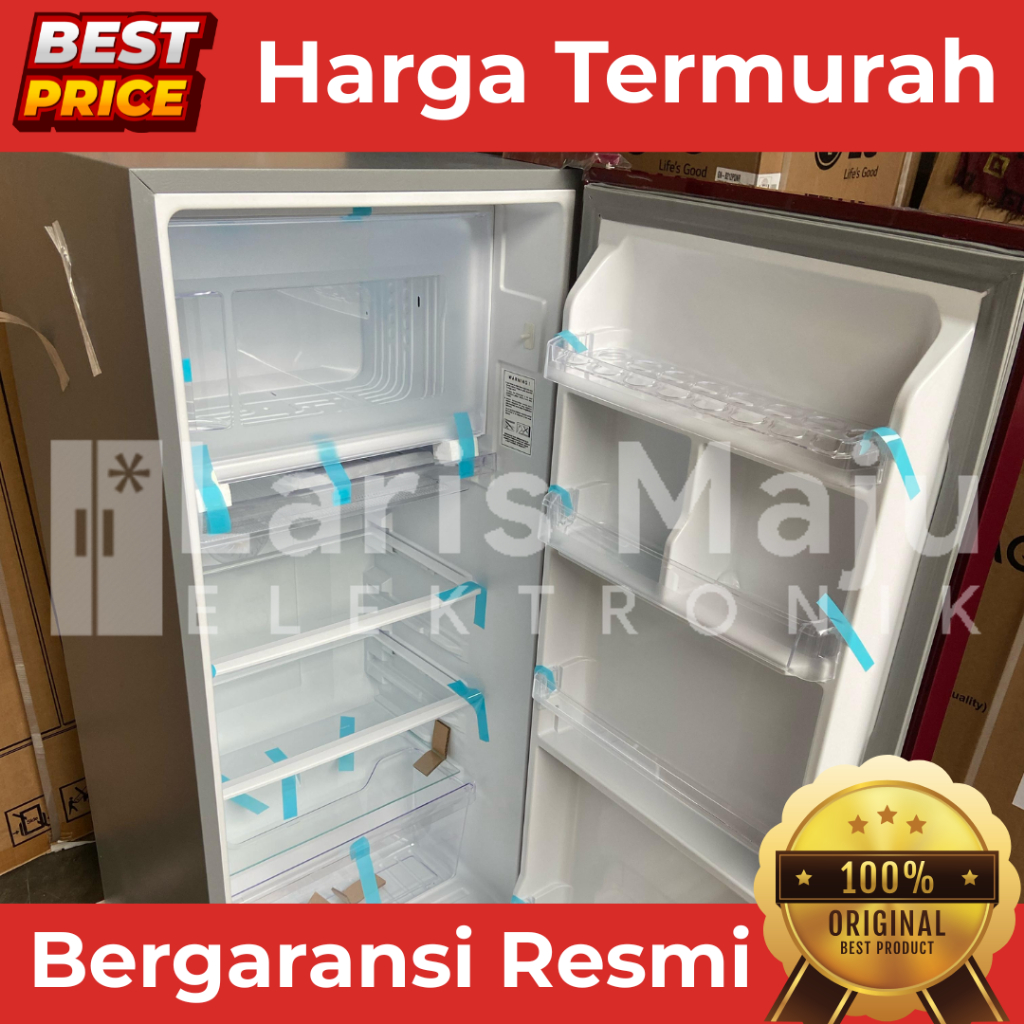 Jual Kulkas POLYTRON PRB-189 B/R 1 Pintu 180 Liter Semi Automatic ...