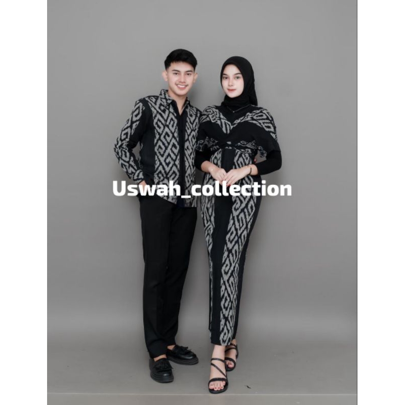 Jual RAISA BLACK COUPLE TENUN - BAJU TENUN COUPLE KONDANGAN | Shopee ...