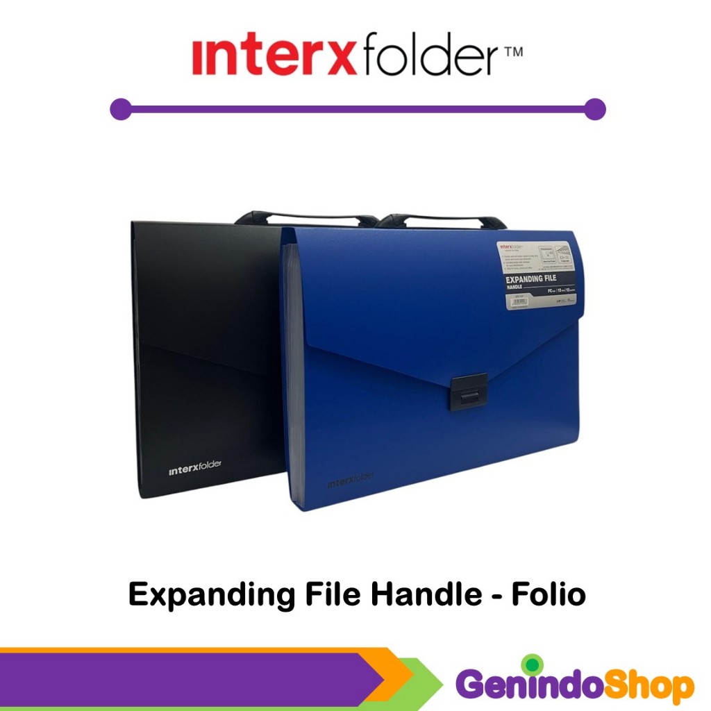 Jual Map Harmonika Handle Folio 13 Pocket / Expanding File Handle FC ...