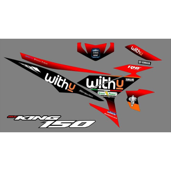 Jual Stiker fullbody yamaha MX king Livery MotoGp Roadrace | Shopee ...