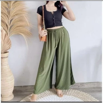 Celana Kulot Highwish Celana Kulot Wanita Rami Linen Premium Celana Wanita Terkini Celana Kulot