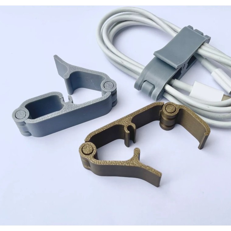 Jual Cable Clip Organizer Penggulung Pengikat Kabel Desk Hemat Ruang ...