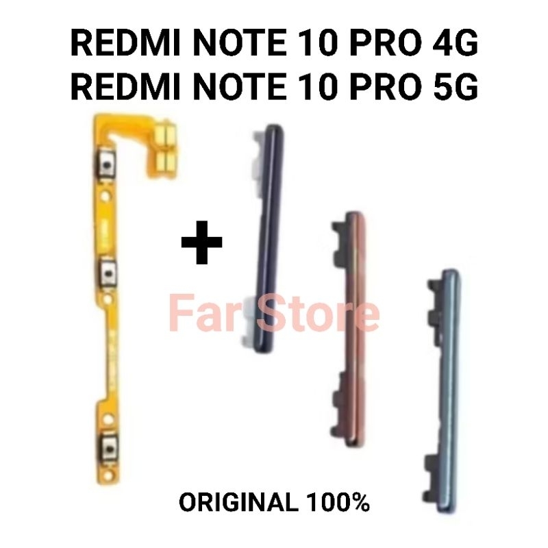 Jual Tombol + Flexibel On Off Volume XIOAMI REDMI NOTE 10 PRO 4G / NOTE ...