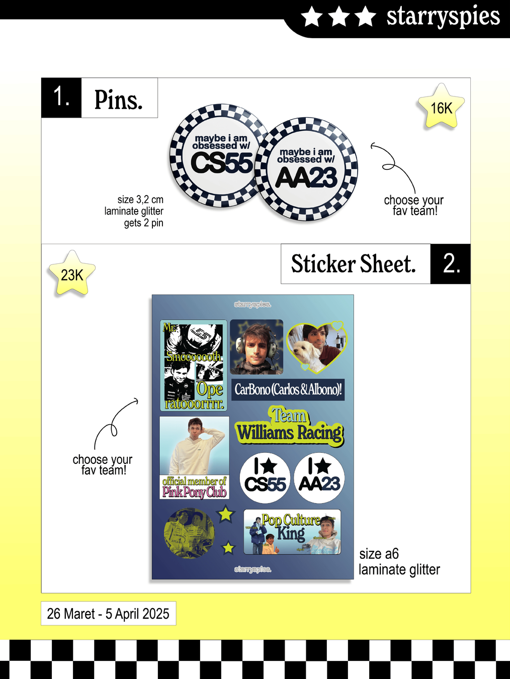 Jual Sticker & Pins Formula 1 Edition | Shopee Indonesia
