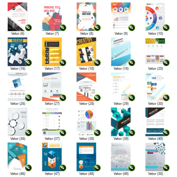 Jual 1155 brosur dan pamflet format cdr | Shopee Indonesia