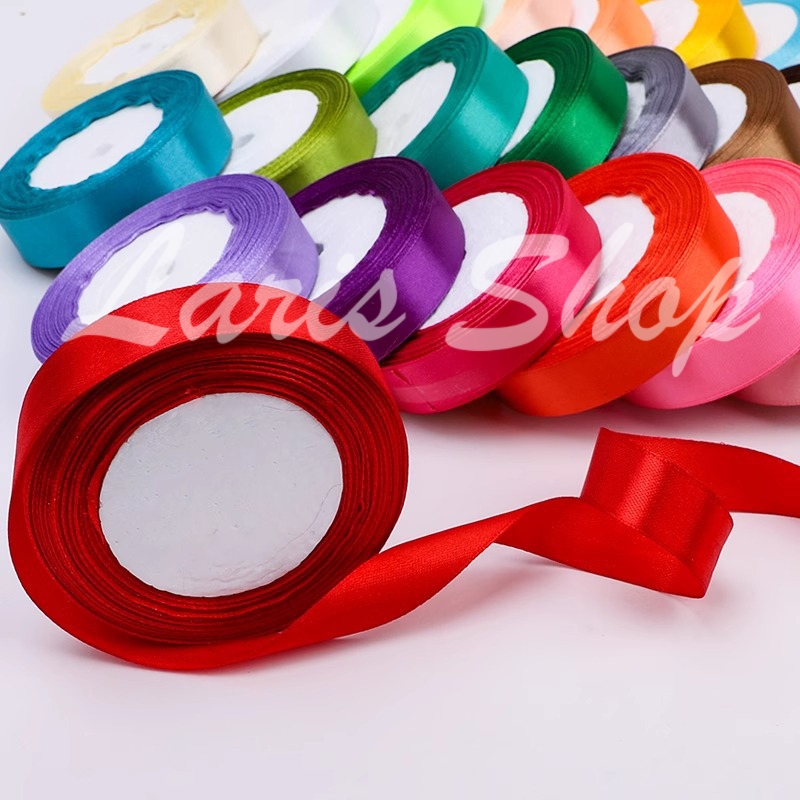 Jual Pita Satin Ribbon Import 3/4 inch 2 cm Hiasan Box Kado Gift ...
