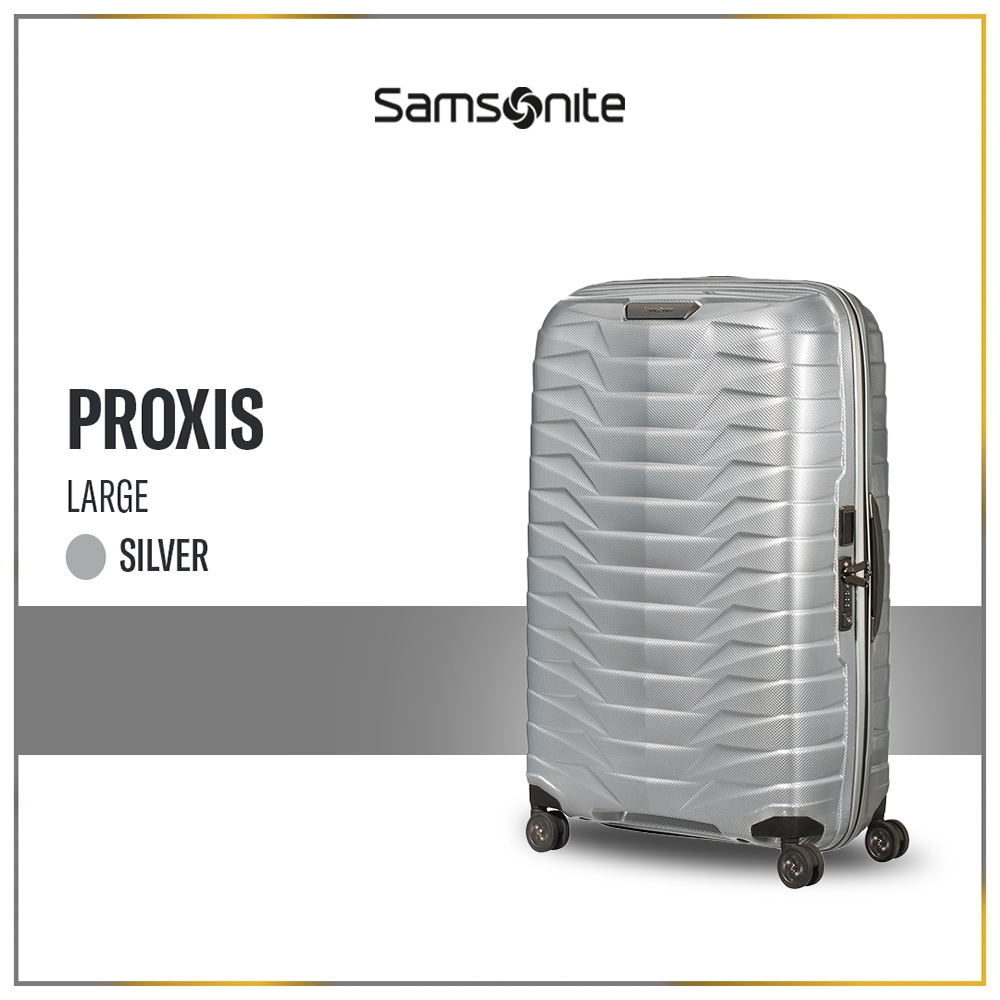 Jual Samsonite Koper Hardcase Proxis Spinner 28 Inch - Silver | Shopee ...