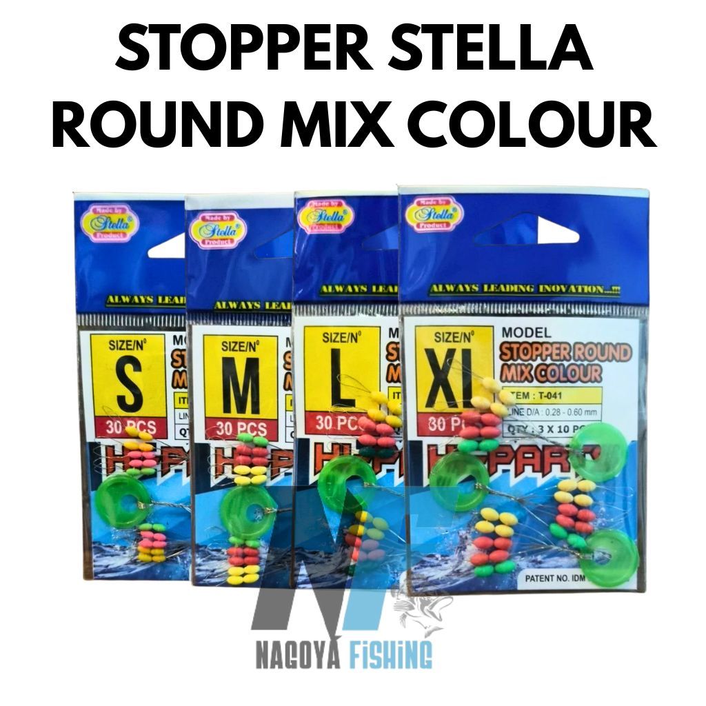 Jual Stopper Pancing Stella Model Bulat Mix Colour | Shopee Indonesia