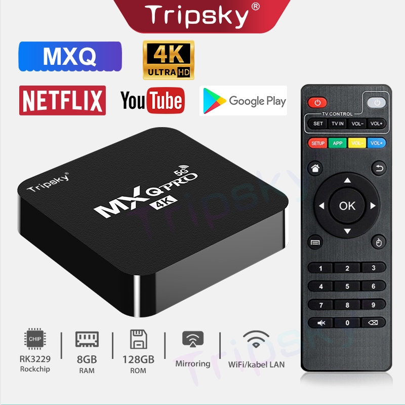 Wifi Tv Box Android Mxq Pro 4k 5g Unduh Manual Untuk Android MXQ
