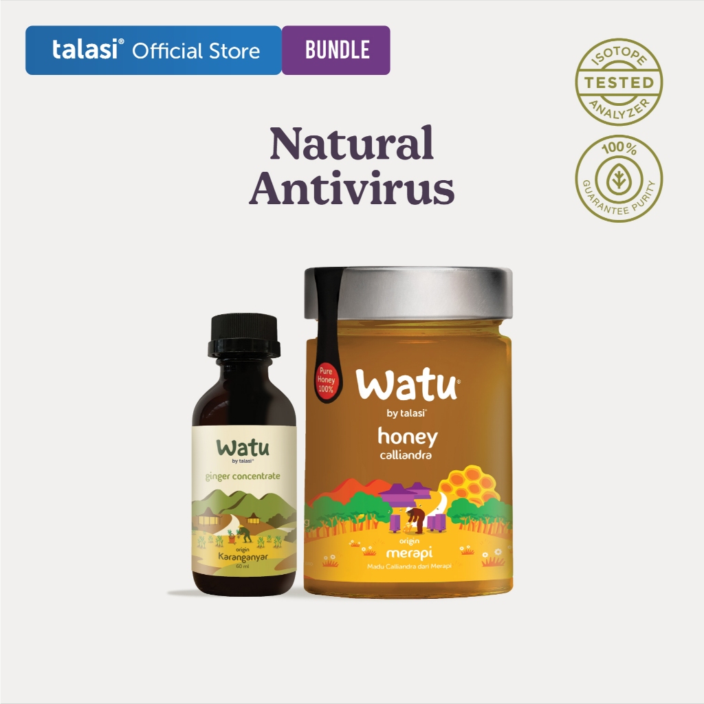 Jual Natural Antivirus - Merapi & Ginger Concentrate, Watu by Talasi ...