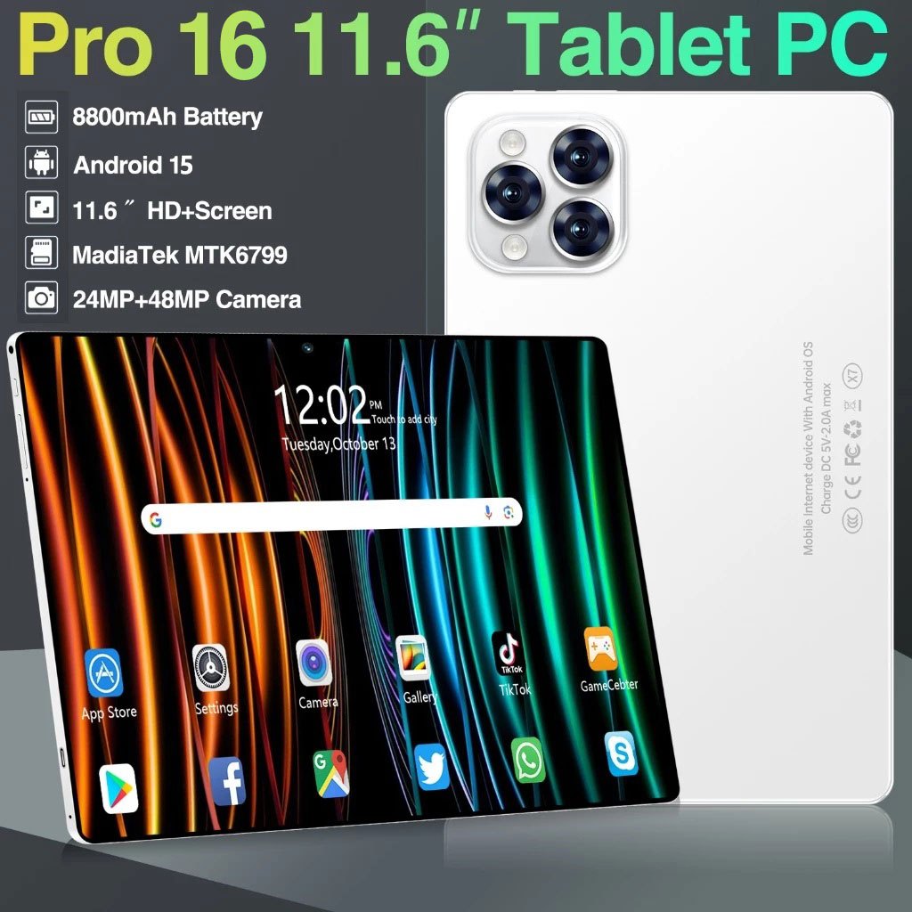 Jual Tablet Pro16 5G+WIFI (16GB+512GB) 11.6inch