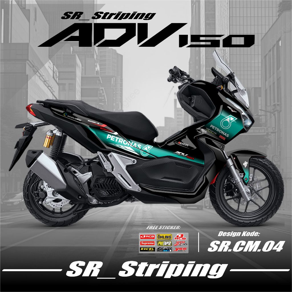 Jual Stiker Striping ADV 150 Terbaru - Sticker Variasi ADV 150 Stiker ...