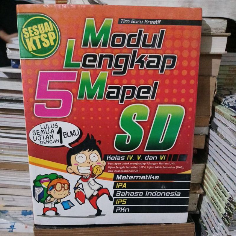 Jual Modul lengkap 5 mapel SD (mtk,IPA,bhs.indonesia,IPS,PKn) kelas 4,5 ...