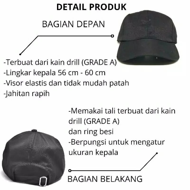 Jual Topi Baseball Polos / Topi Baseball Jaring / Topi Korea Modis ...