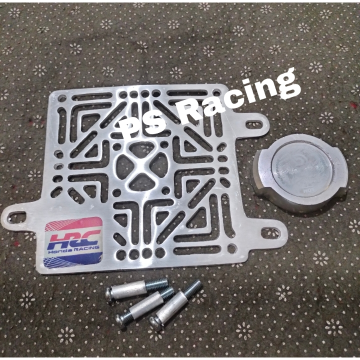 Jual PROMO Paket Cover Radiator Tutup Radiator HOLOGRAM + Radiator Cap ...