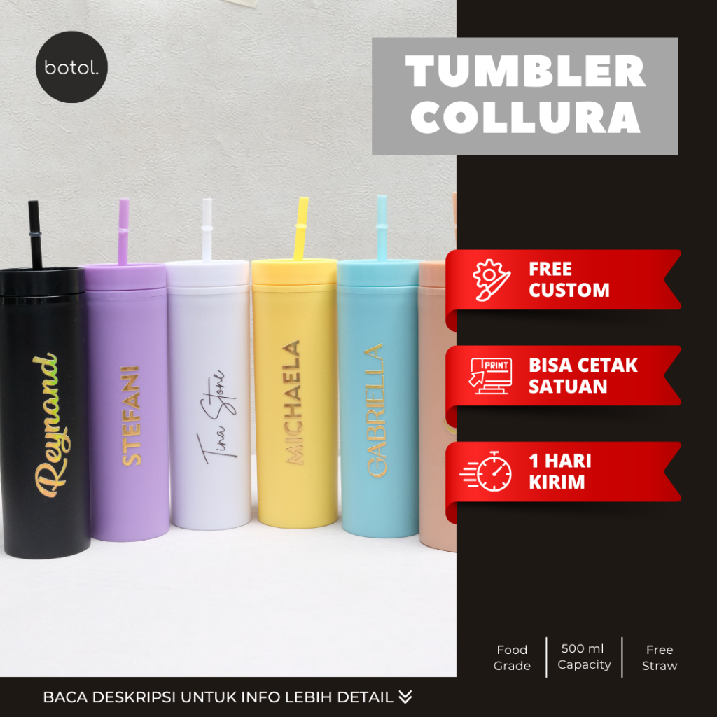 Jual Botol by DOT Custom Tumbler Collura botolbydot / Botol Akrilik ...