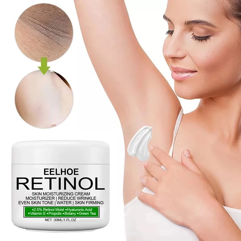 EELHOE Retinol Cream Pemutih Pencerah Ketiak Leher Dengkul dan Area Lipatan Gelap | AutoStock