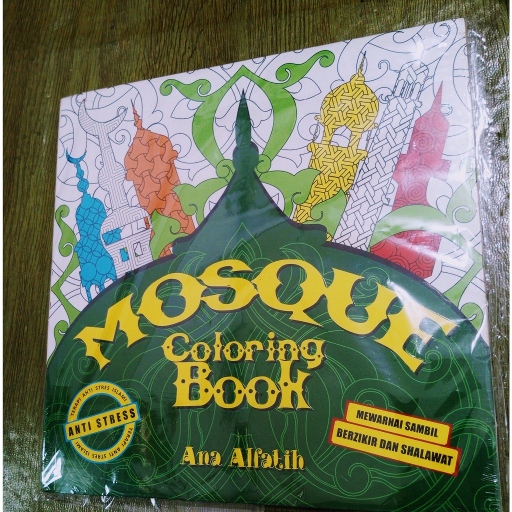 Jual Mosque coloring book mewarnai sambil berdzikir dan shalawat ...