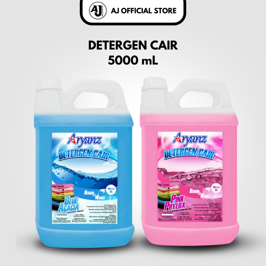 Jual Deterjen Laundry 5 Liter Cair / Detergent Wangi / Deterjen Cair ...