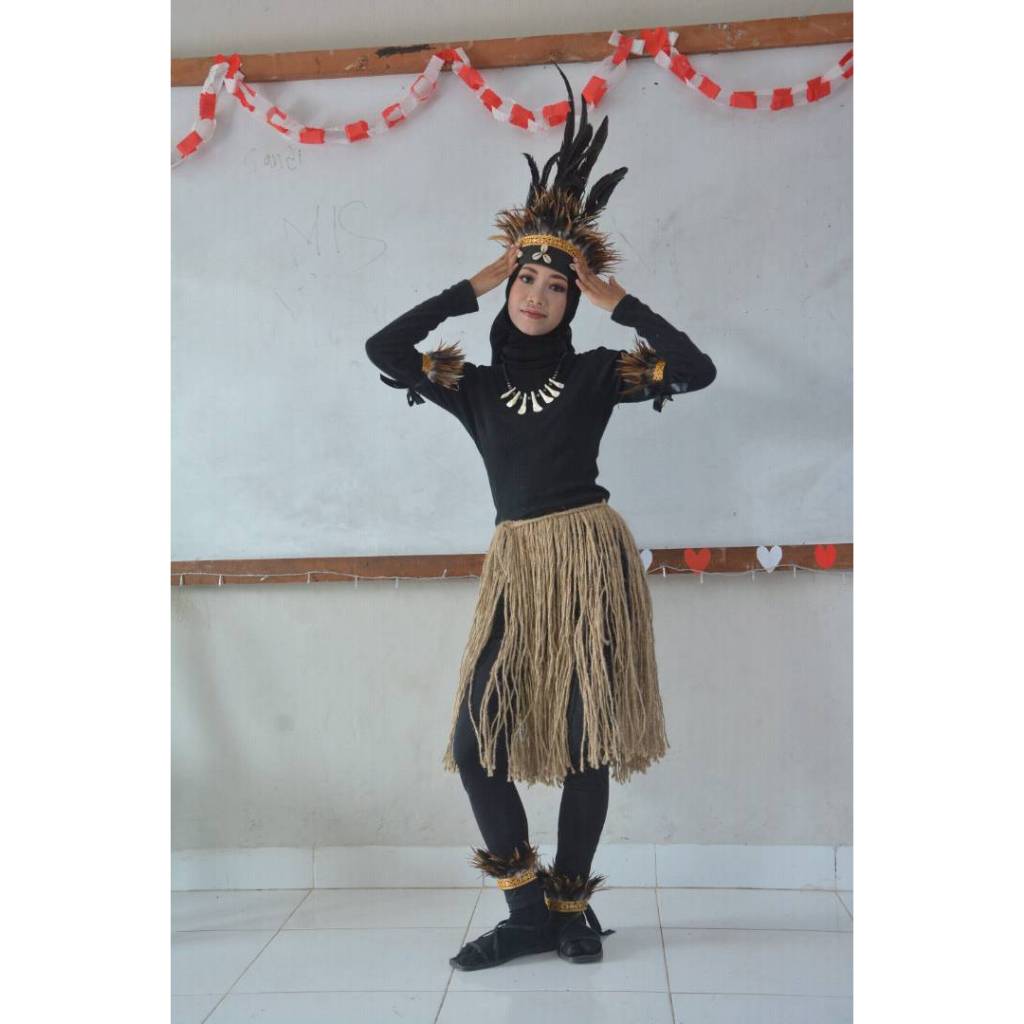 Jual Rok rumbai goni rok papua rok adat papua rumbai goni pakaian adat ...