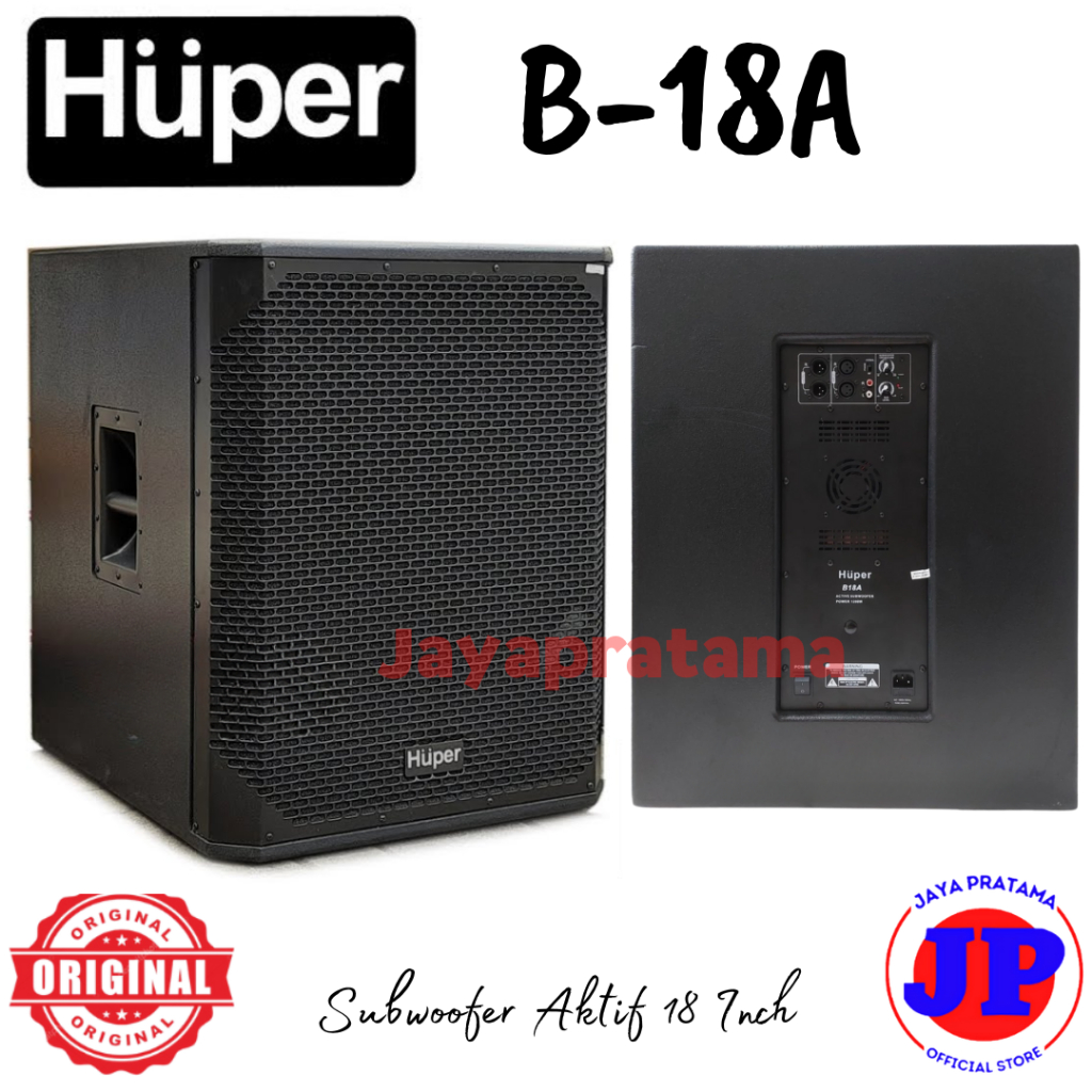 Jual Huper B18A Subwoofer Aktif 18 Inch Original Huper B-18A | Shopee ...