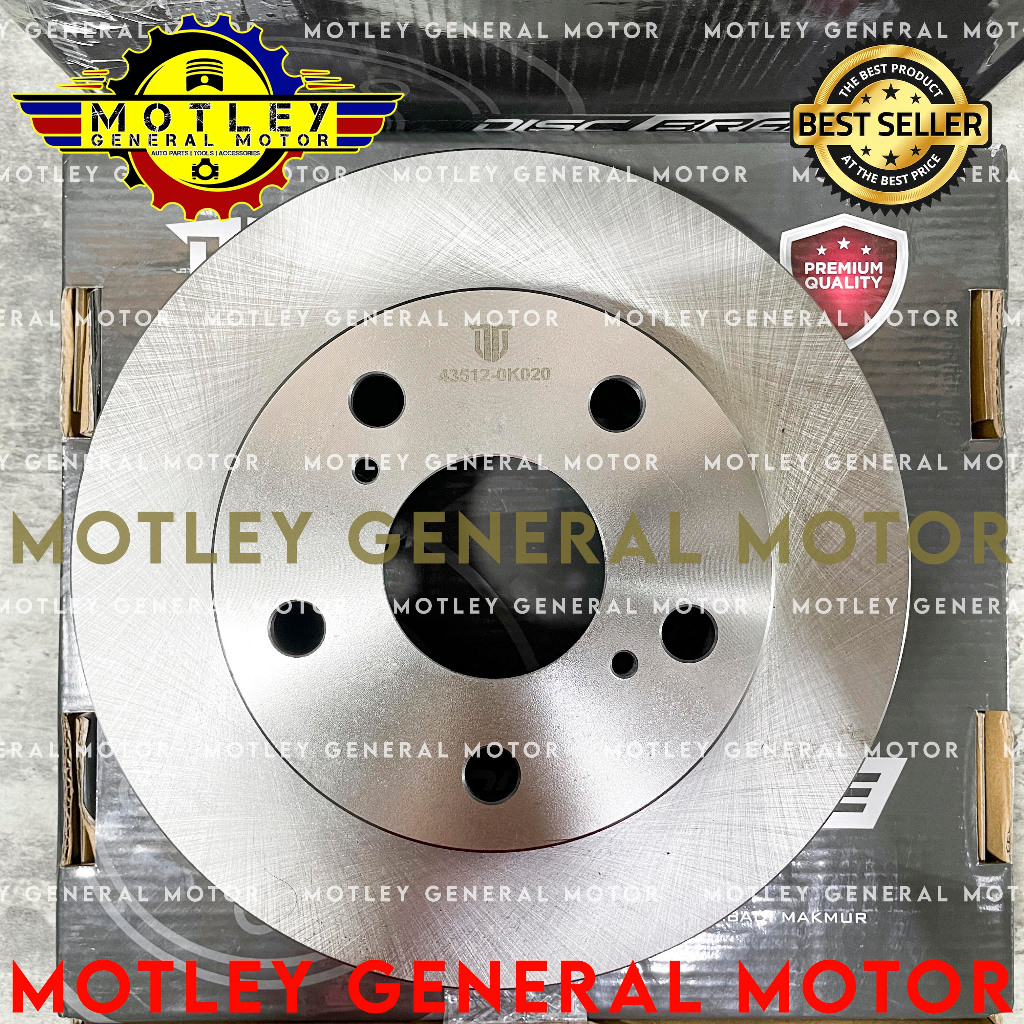 Jual DISC BRAKE DISK PIRINGAN REM CAKRAM DEPAN TOYOTA INNOVA 2004 2005 ...